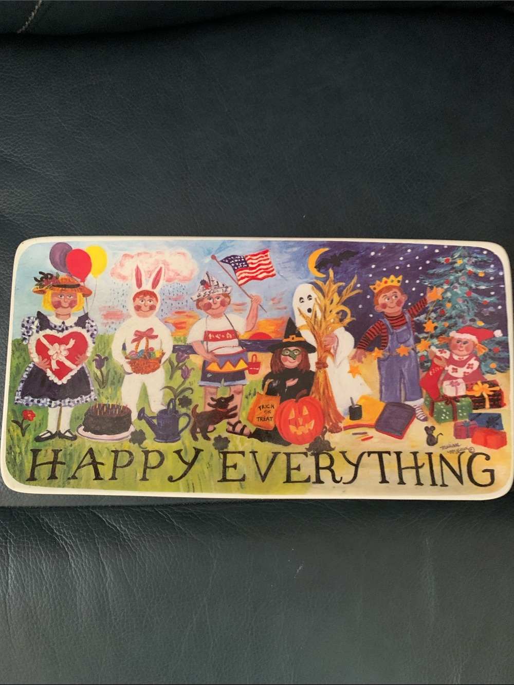 Happy Everything Decorative Party Tray - Multicolor